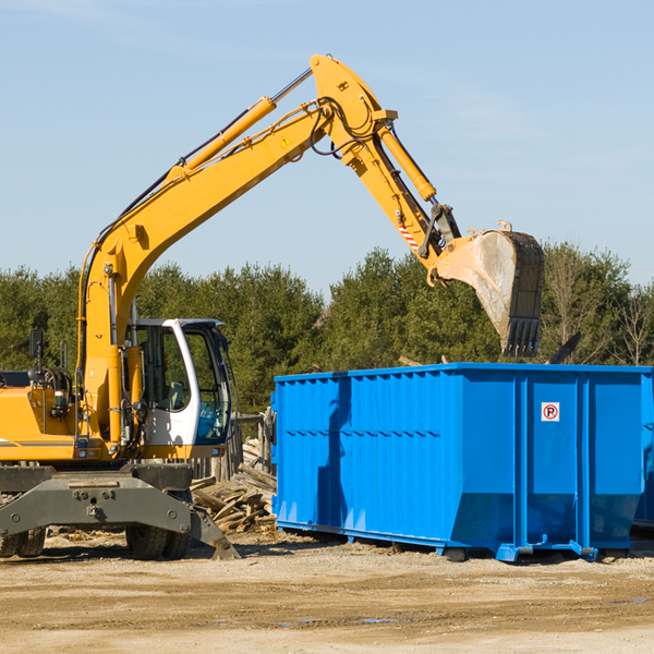 how does a residential dumpster rental service work in Deer Creek